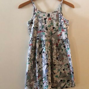 Girls Gap Paint Splatter Dress